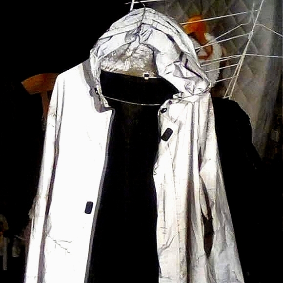 3M reflective Hooded  rain coat  for spring fall and summer , - Picture 4 of 10